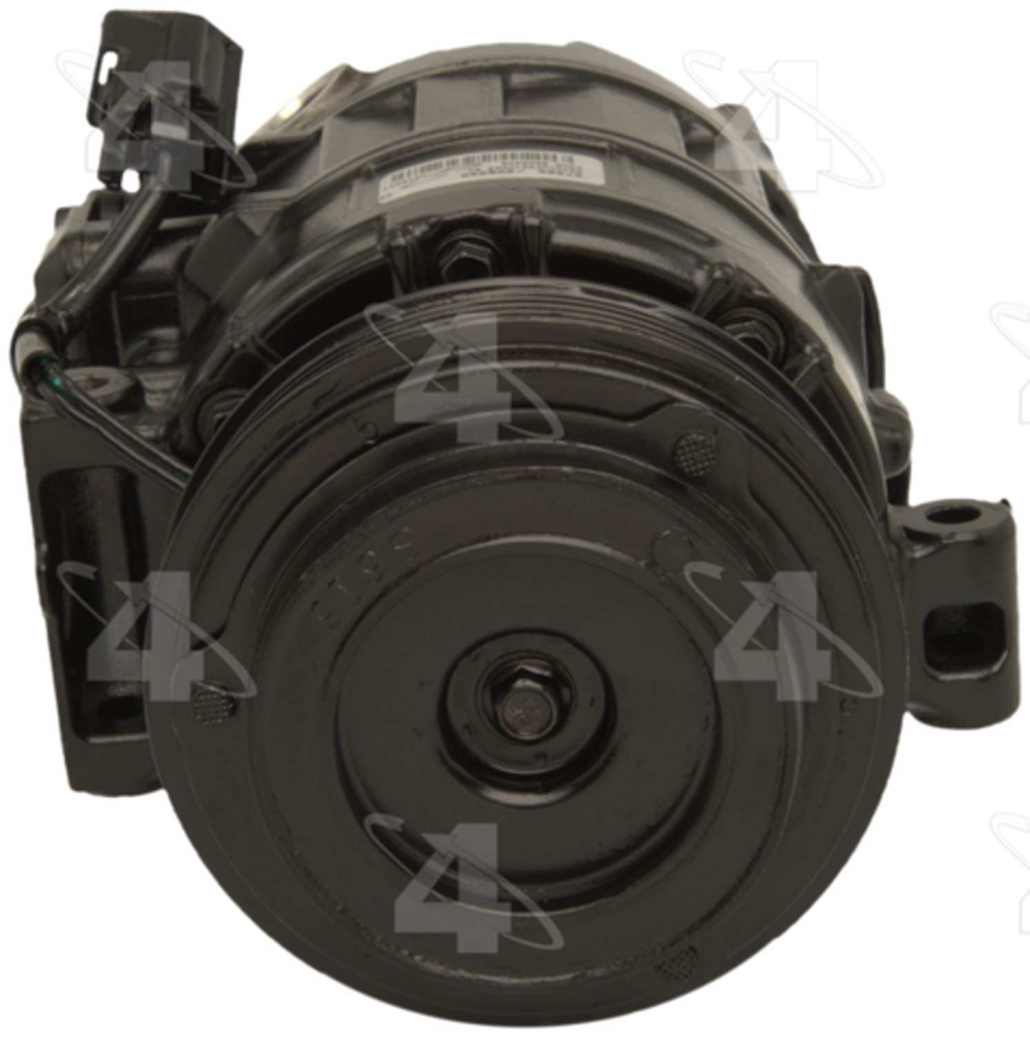 Four Seasons Reman Nippondenso 7SBU16C Compressor w/ Clutch  top view frsport 97385