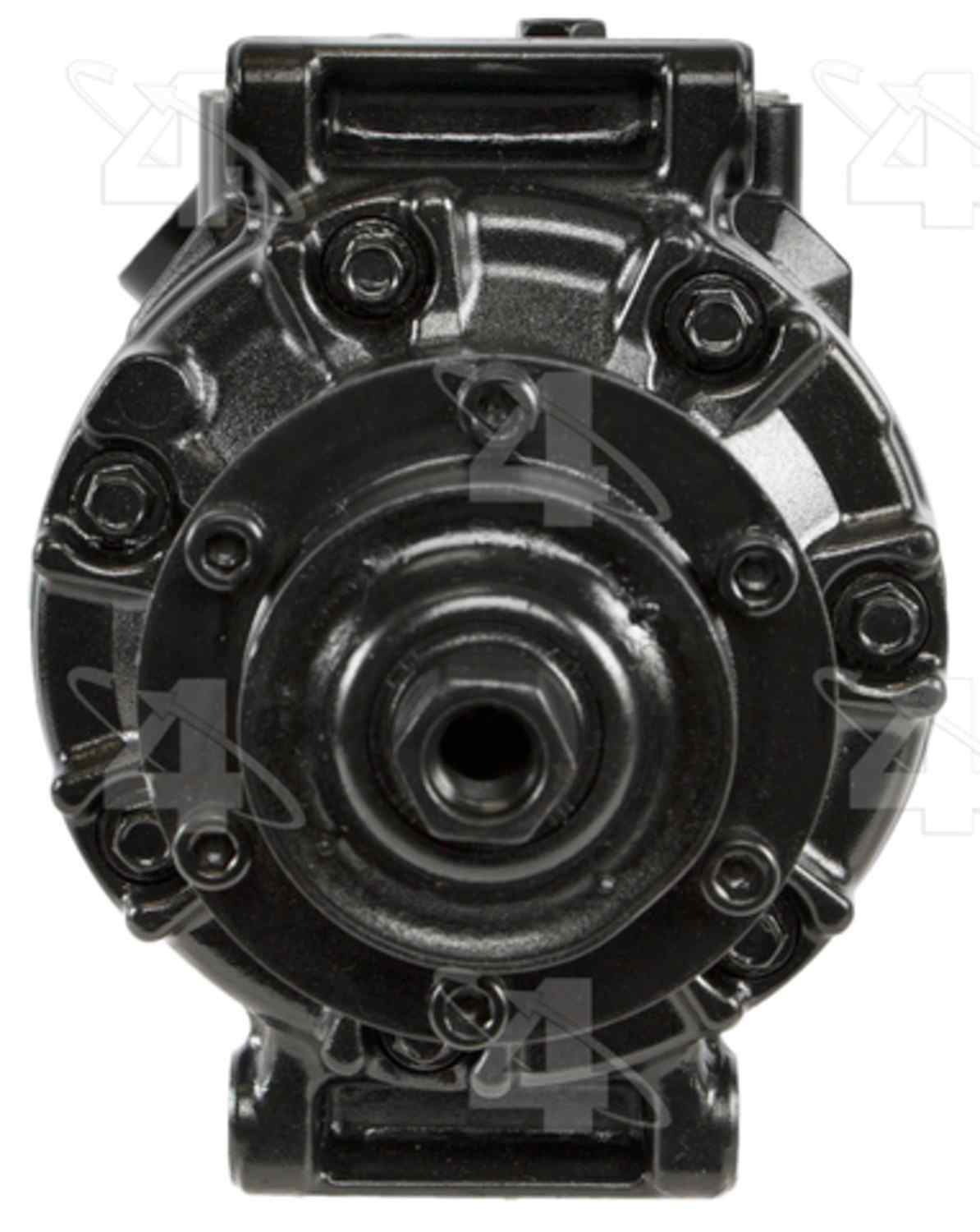 Four Seasons Reman Nippondenso 7SEU17C Compressor w/ Clutch  top view frsport 97392