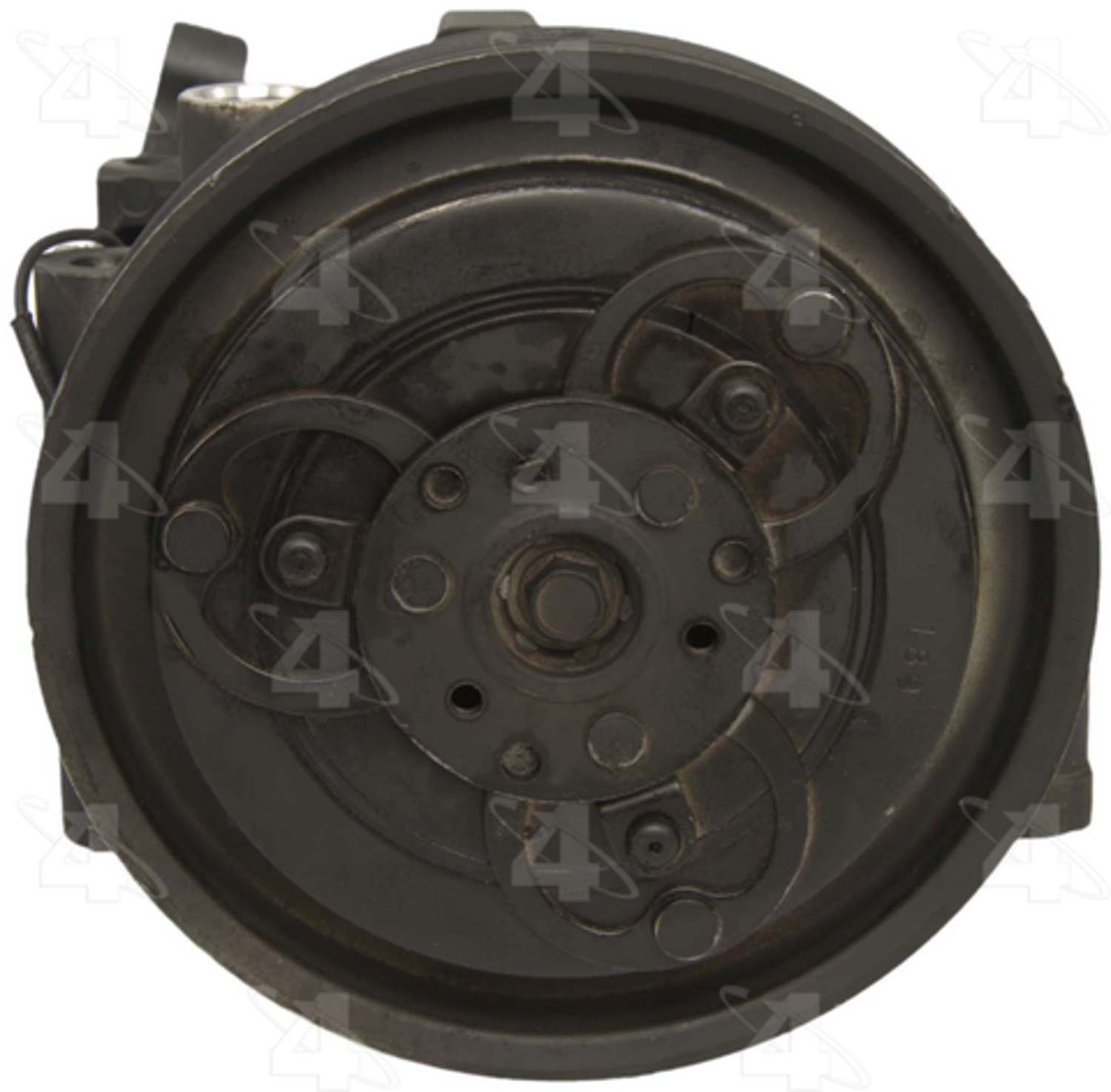 Four Seasons Reman York-Diesel Kiki-Zexel-Seltec DCV14G Compressor w/ Clutch  top view frsport 97440