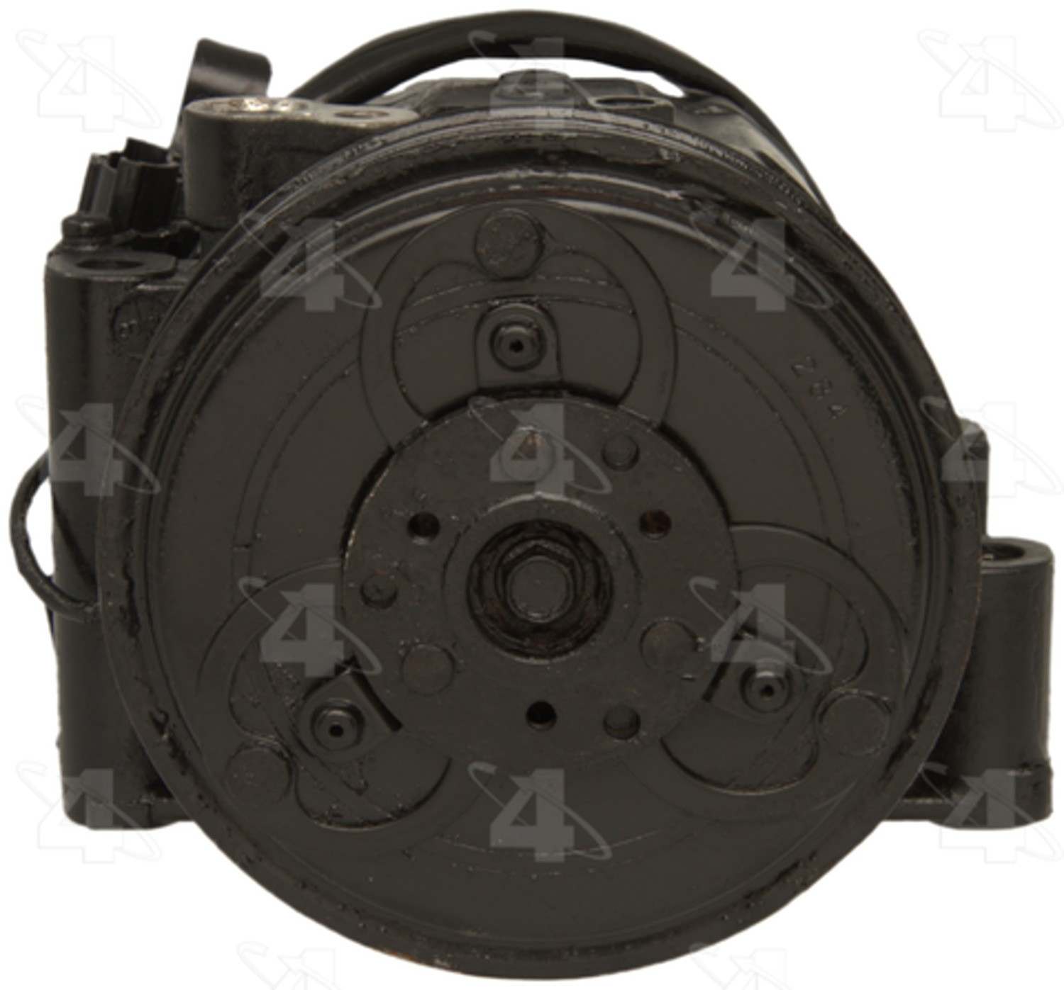 Four Seasons Reman York-Diesel Kiki-Zexel-Seltec DCV14G Compressor w/ Clutch  top view frsport 97445