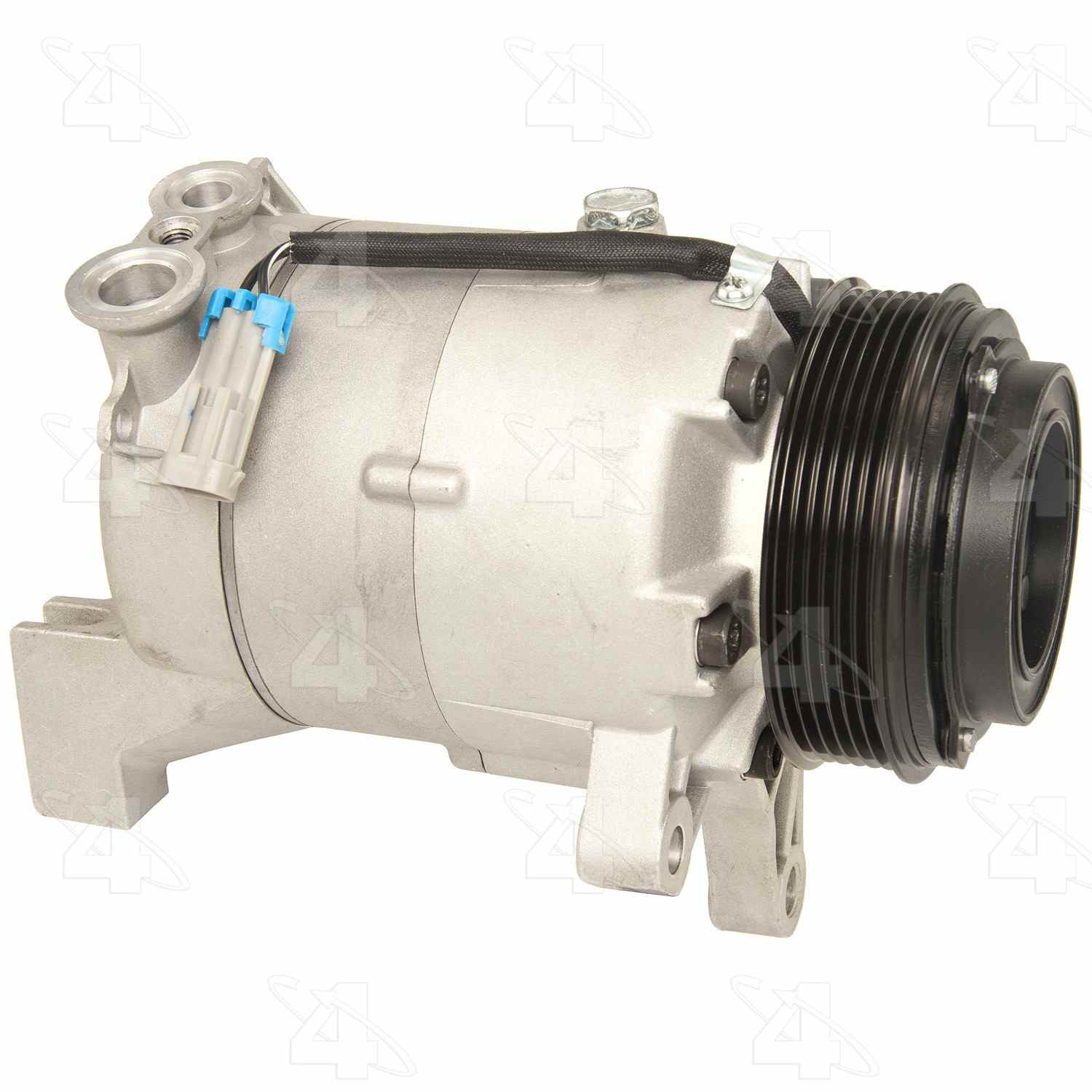 Four Seasons New GM CVC Compressor w/ Clutch  top view frsport 98274