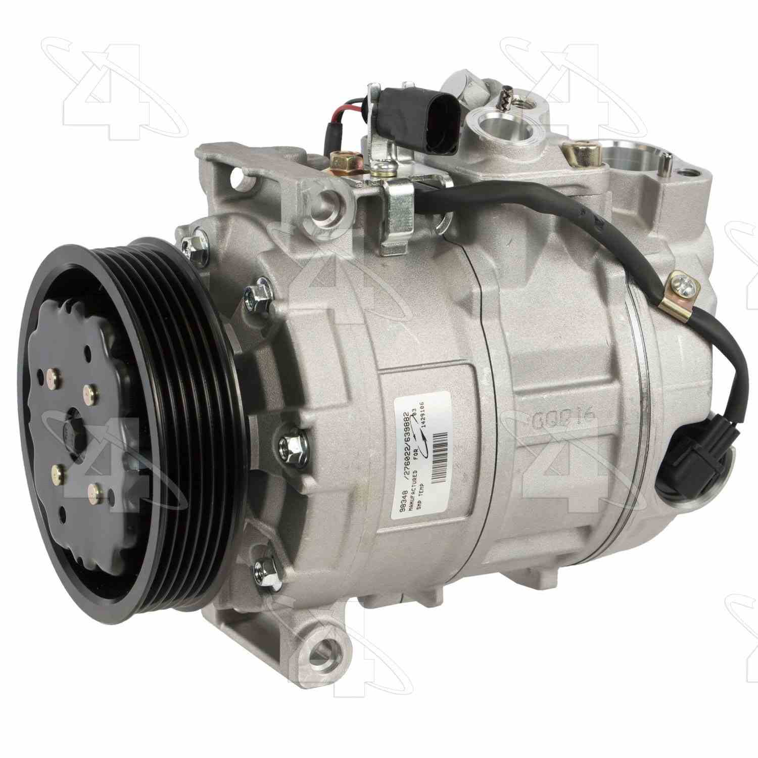 four seasons new nippondenso 7seu16c compressor w/ clutch  frsport 98348