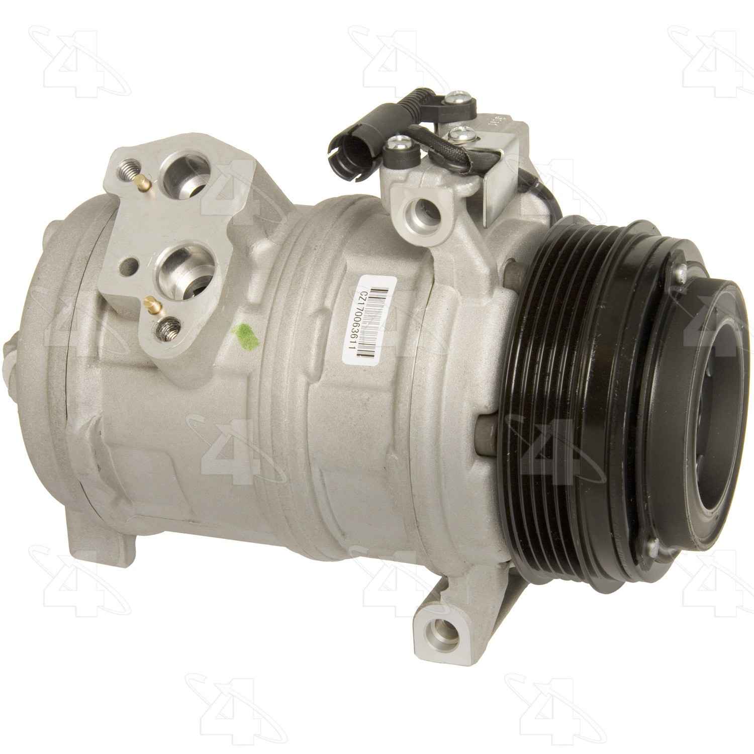 four seasons new nippondenso 10s17c compressor w/ clutch  frsport 98349