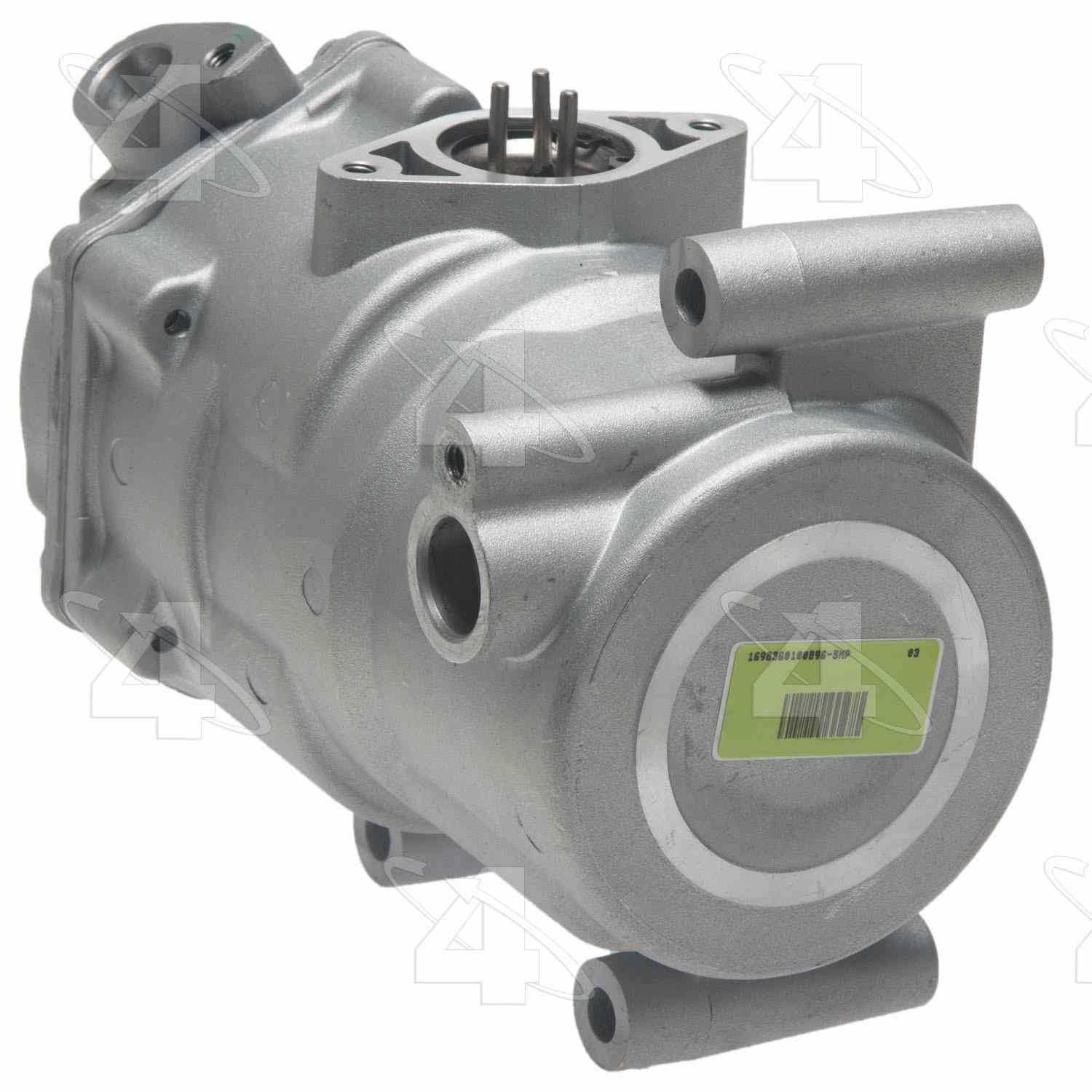 Four Seasons New Nippondenso ES18C Compressor Electric w/o Clutch  top view frsport 98360