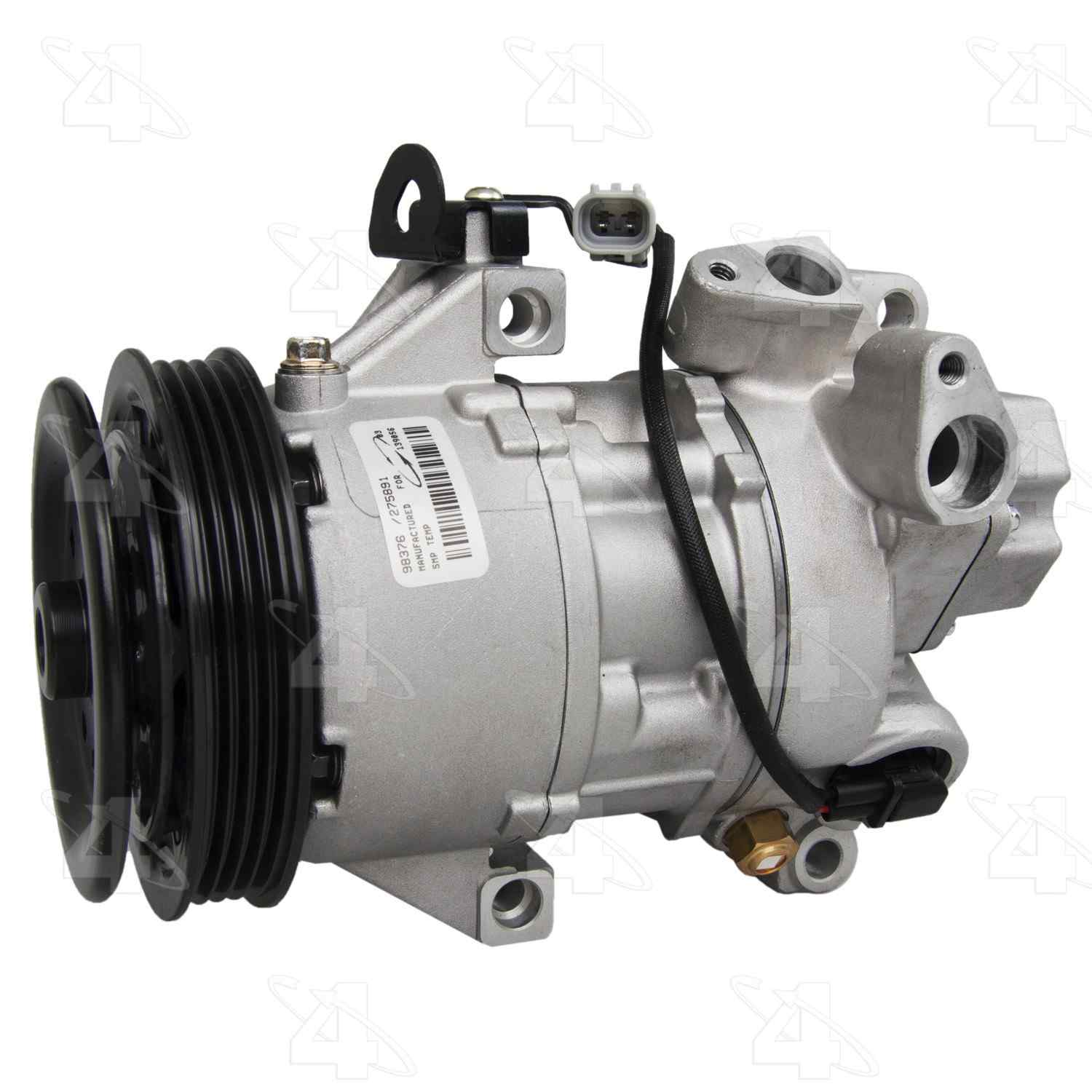 four seasons new nippondenso 5se09c compressor w/ clutch  frsport 98376