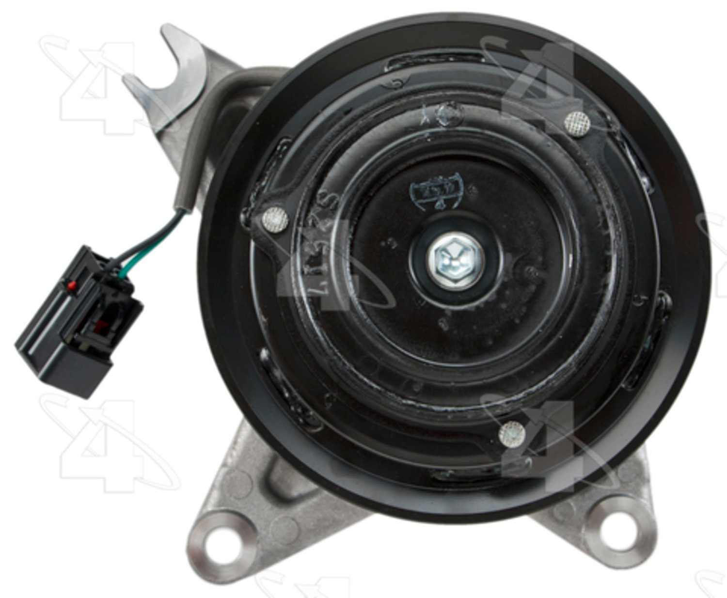 Four Seasons New Nippondenso 7SBU16H Compressor w/ Clutch  top view frsport 98384