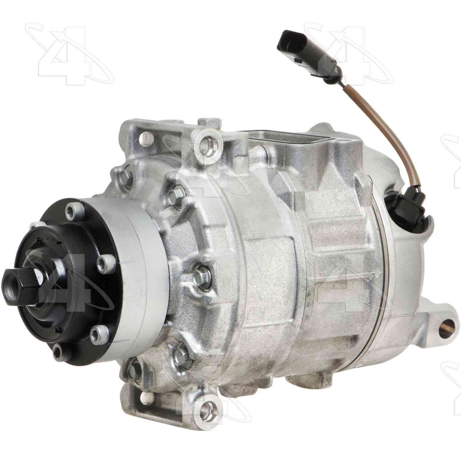 Four Seasons New Nippondenso 7SEU17C Compressor w/ Clutch  top view frsport 98392