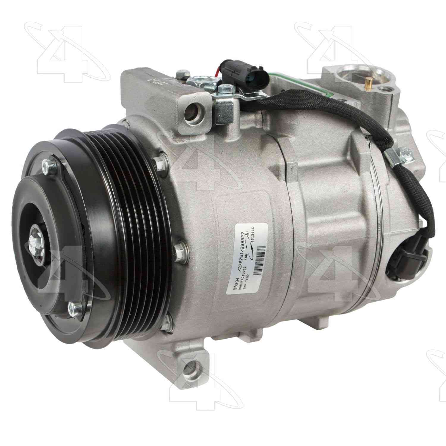 four seasons new nippondenso 7seu17c compressor w/ clutch  frsport 98394