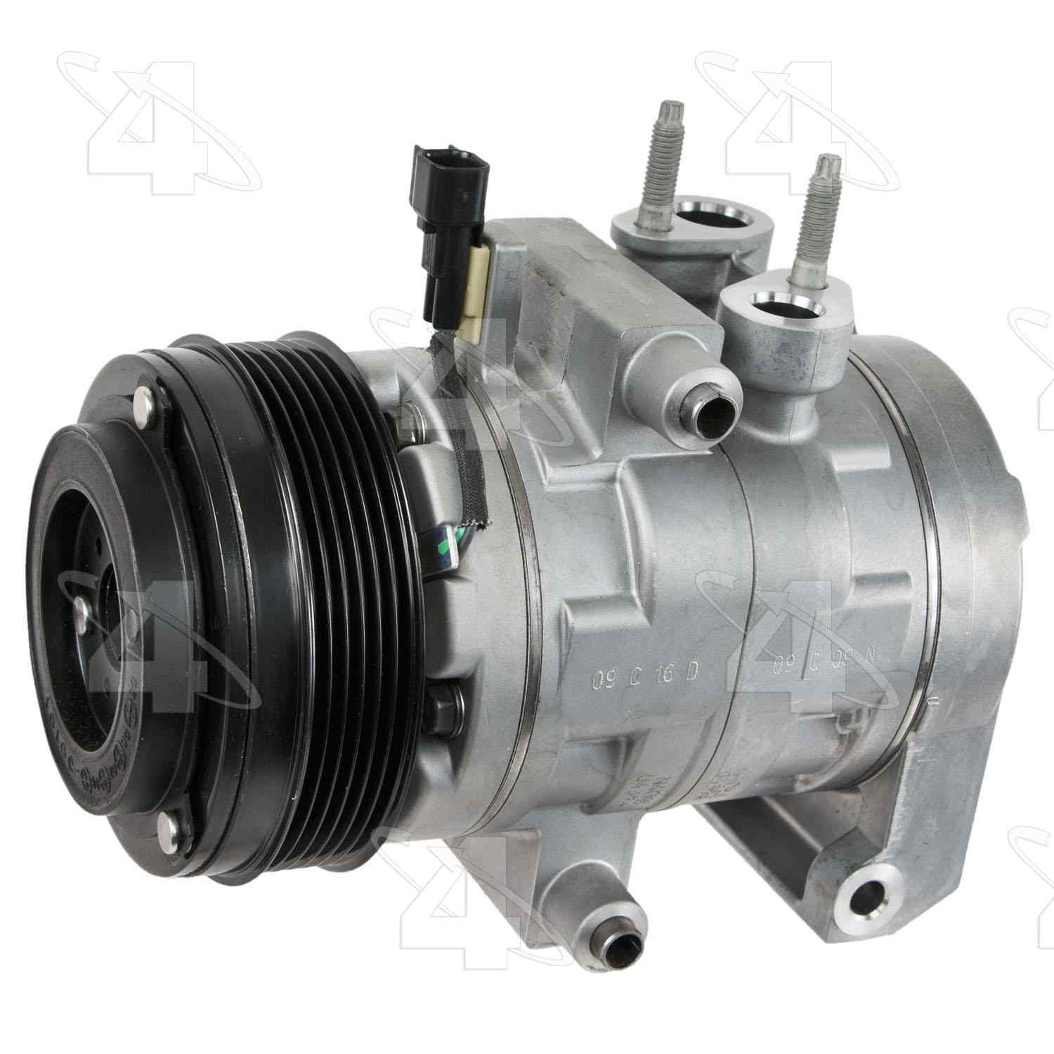 Four Seasons New York-Diesel Kiki-Zexel-Seltec DKS17DS Compressor w/ Clutch  top view frsport 98454