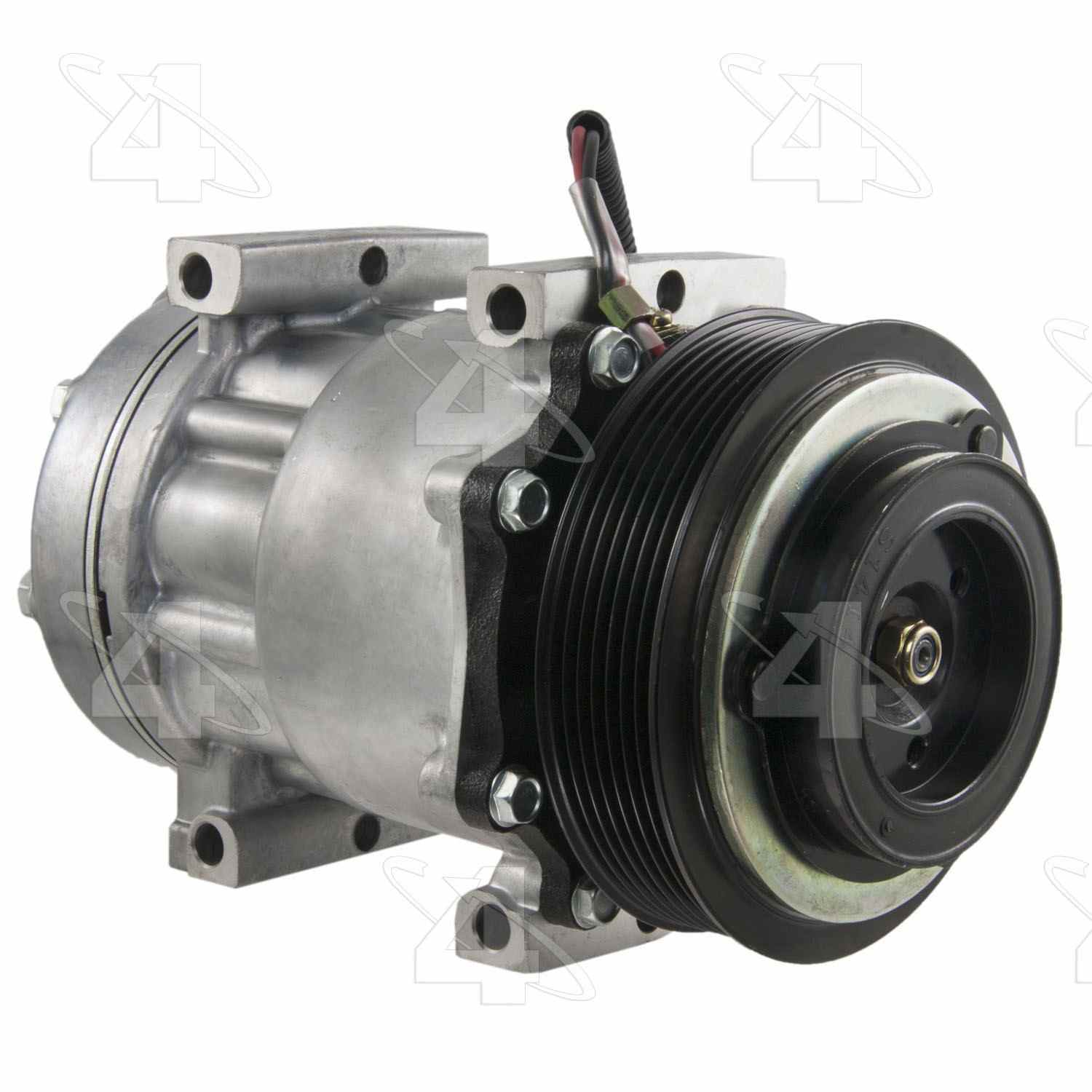 Four Seasons New Sanden/Sankyo SD7H15 Compressor w/ Clutch  top view frsport 98500