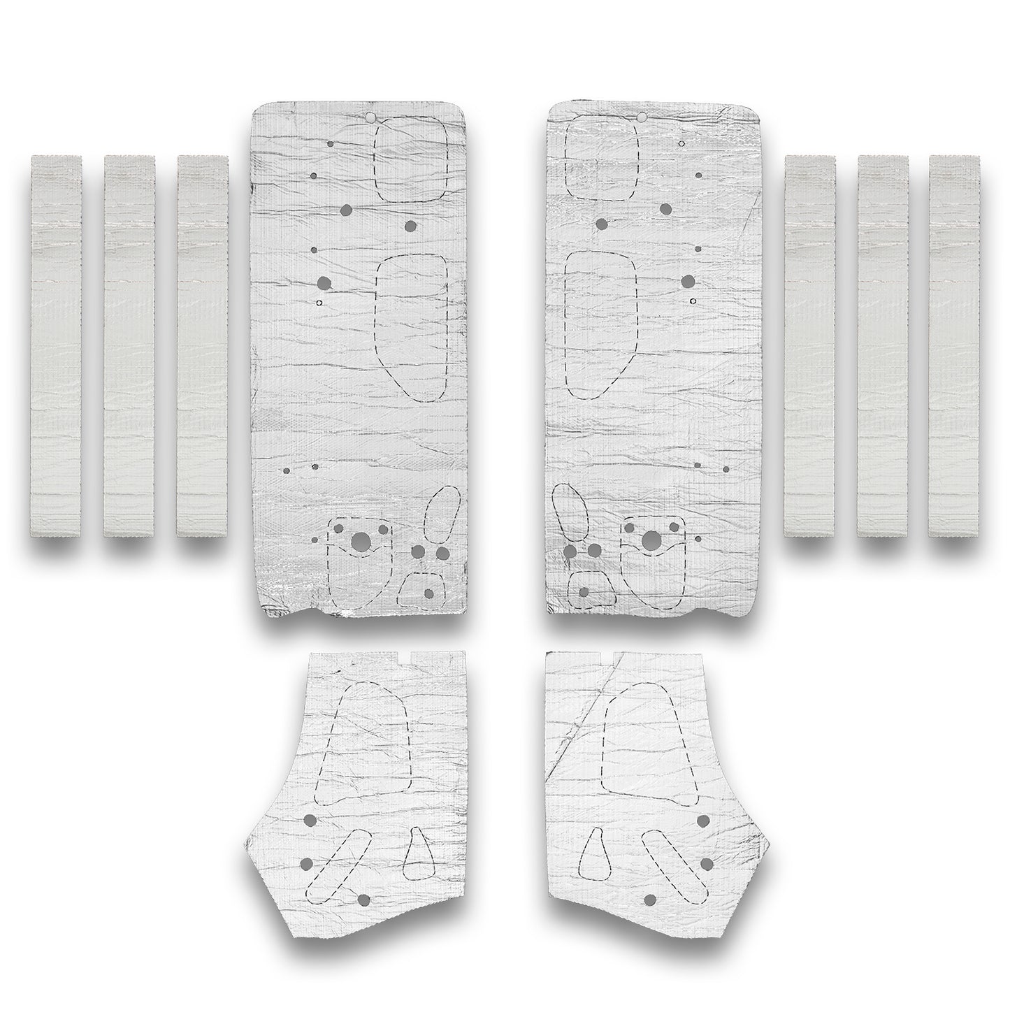 Flatline Barriers 69-70 Ford Mustang Coupe Door Insulation Kit FTLTABZ6009