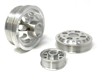 Lightweight Engine Pulley Set for Nissan 350Z 02-06 VQ35DE Crank PS Alt