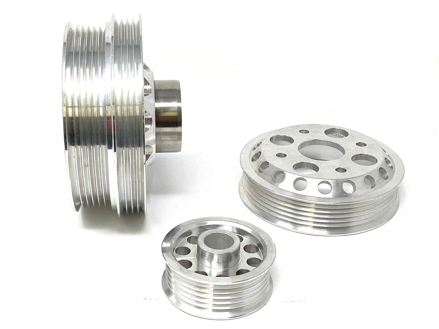 Lightweight Engine Pulley Set for Nissan 350Z 02-06 VQ35DE Crank PS Alt