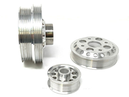 Lightweight Engine Pulley Set for Nissan 350Z 02-06 VQ35DE Crank PS Alt
