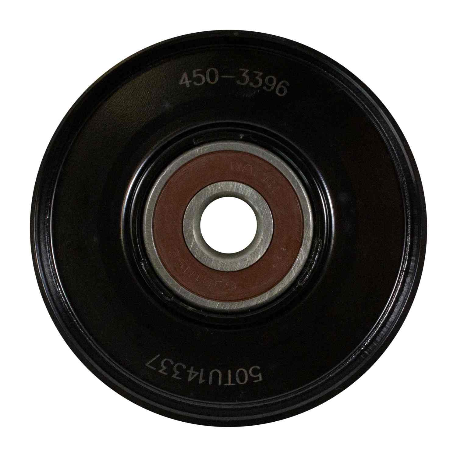 GMB Accessory Drive Belt Idler Pulley  top view frsport 450-3396