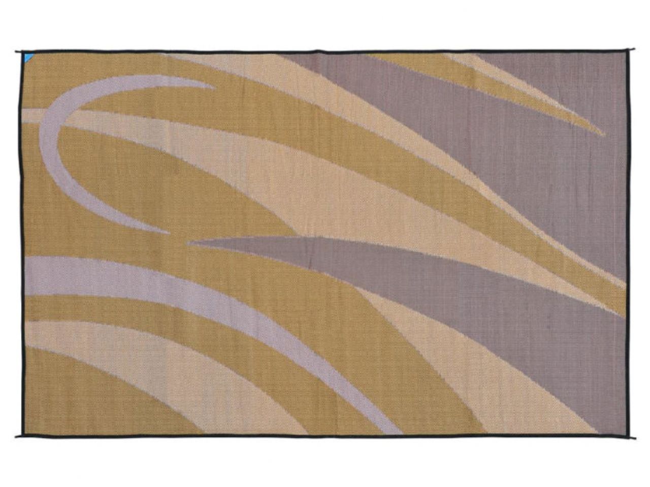 Mings Mark Graphic Mat 8X12 Brown/Gold