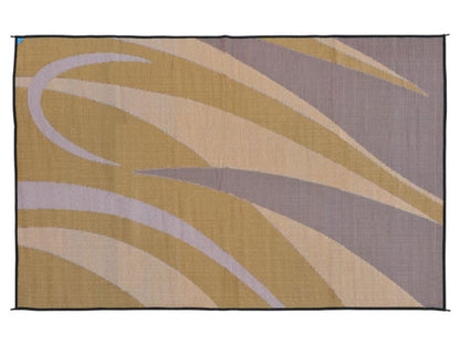 Mings Mark Graphic Mat 8X12 Brown/Gold