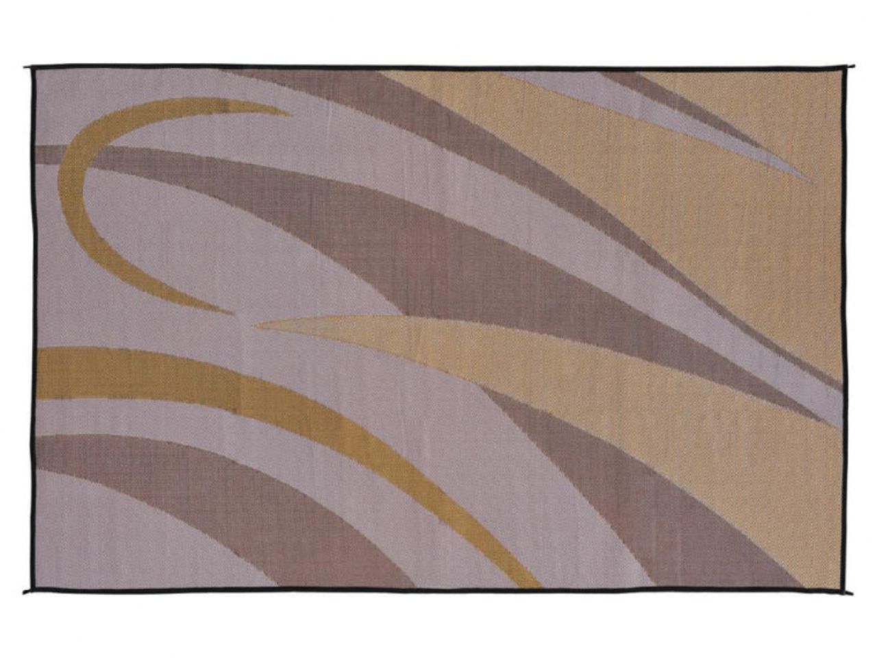 Mings Mark Graphic Mat 8X12 Brown/Gold