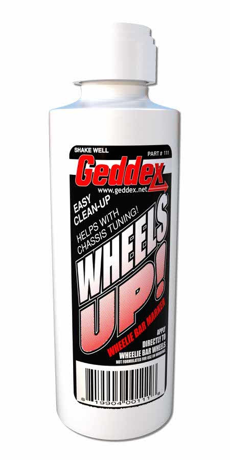 Geddex Wheels Up Wheelie Bar Marker White 3oz Bottle GDX111