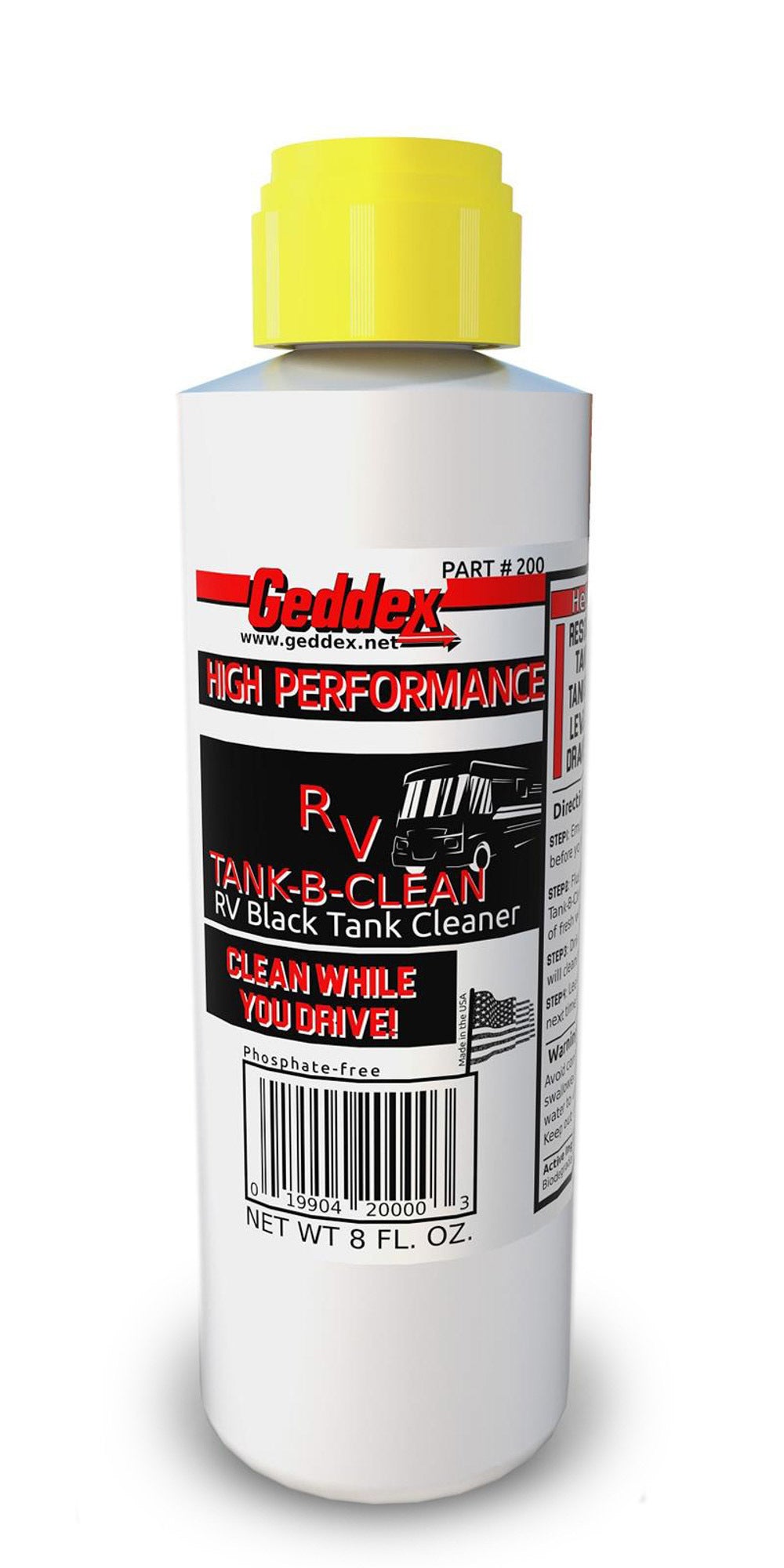 Geddex RV Tank Cleaner 8 Oz. GDX200