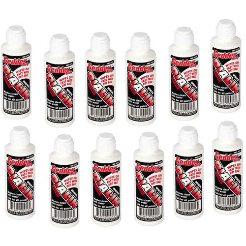 Geddex Dial-In Window Marker White Case 12x3oz Bottle GDX91612