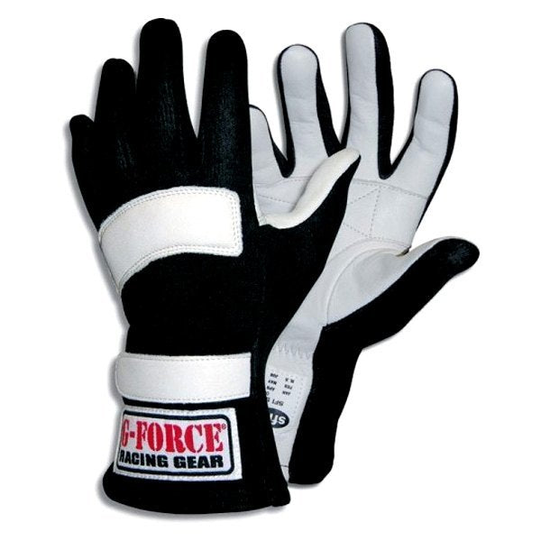 G-Force GF5 Racing Gloves Child Medium Black GFR4101CMDBK