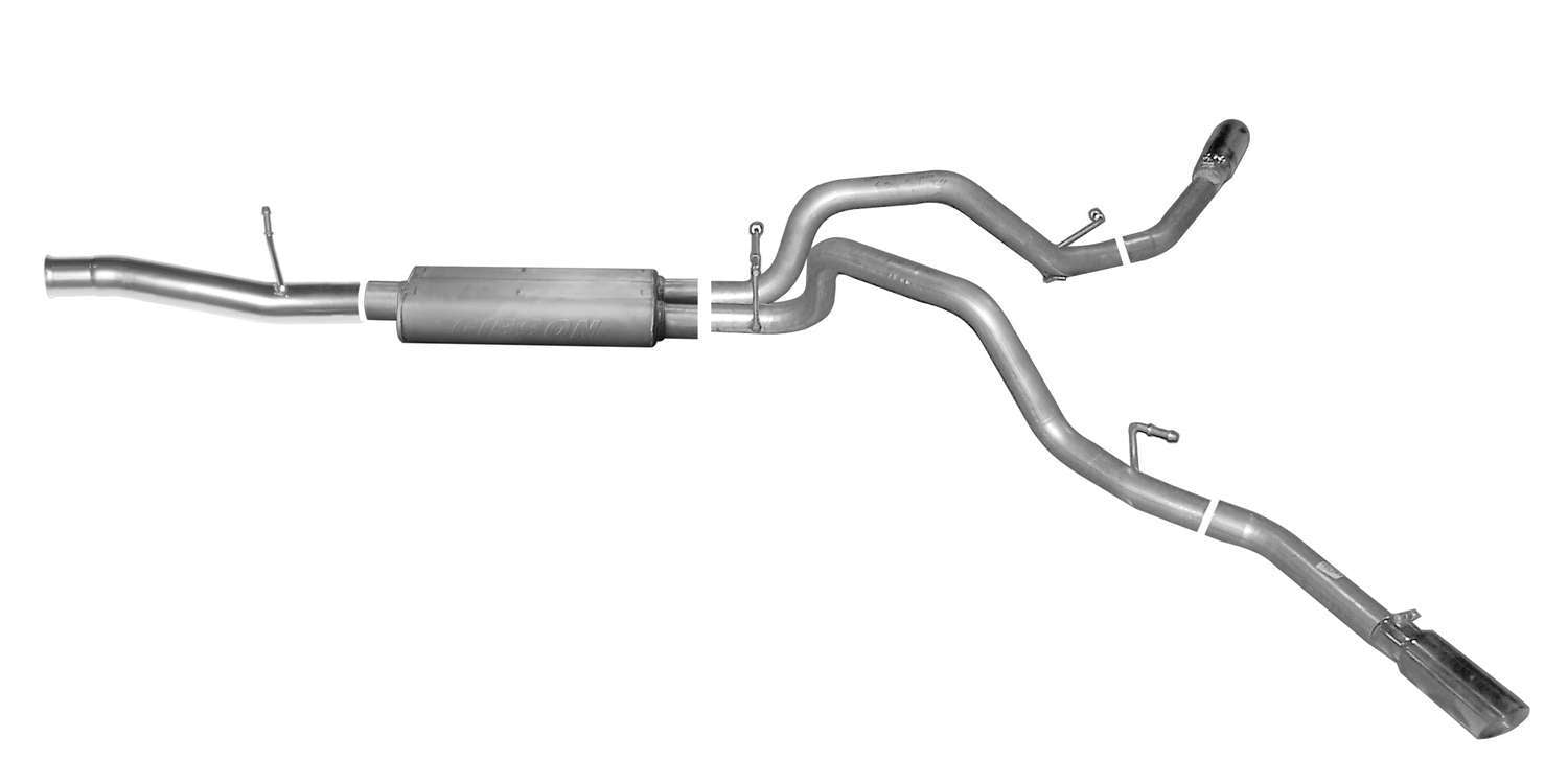 Gibson Cat Back Exhaust 14- GM P/U 5.3L DC/SB GIB5658