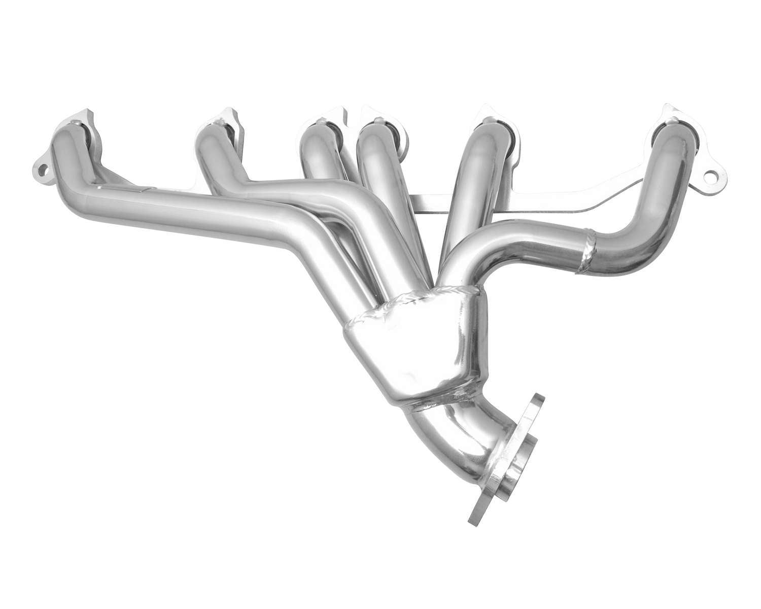 Gibson Header Jeep 4.0 Silver Ceramic Coated Shorty GIBGP400S-C