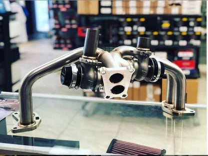 PrivateLabelMfg Subaru WRX 2015+ Equal Length EWG Header with Turbosmart WG40