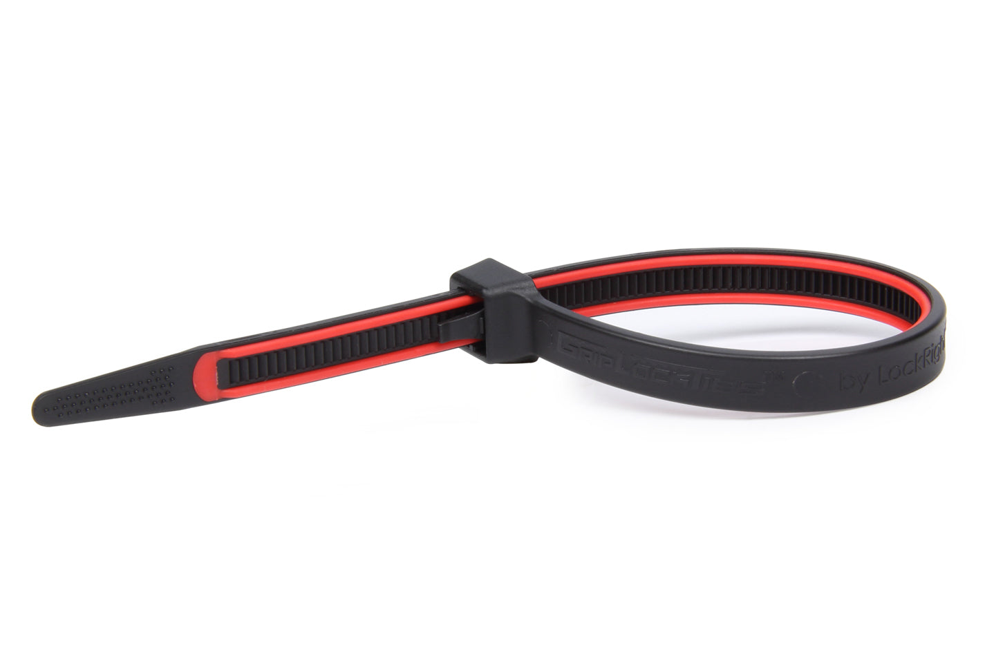 Grip Lock Ties GripLockTies 8.0in OAL Red Rubber 15pk GLT2908BKRDHB15