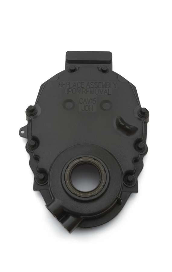 Chevrolet Performance SBC Front Timing Cover - Black Plastic GMP12562818