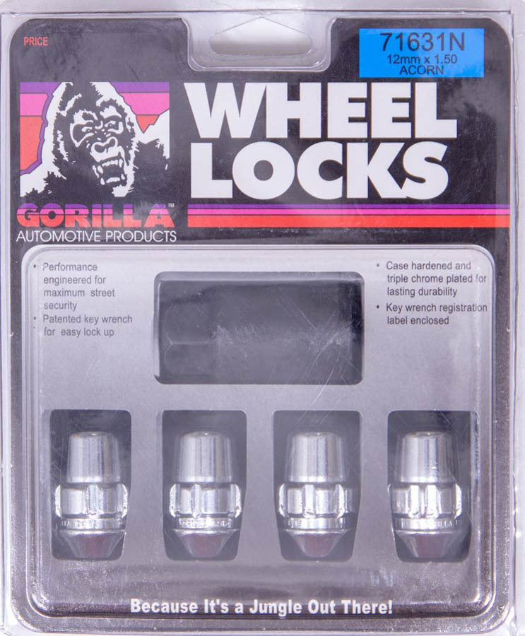 Gorilla Wheel Lock 14MM x 1.50 Conical (4) GOR71641N