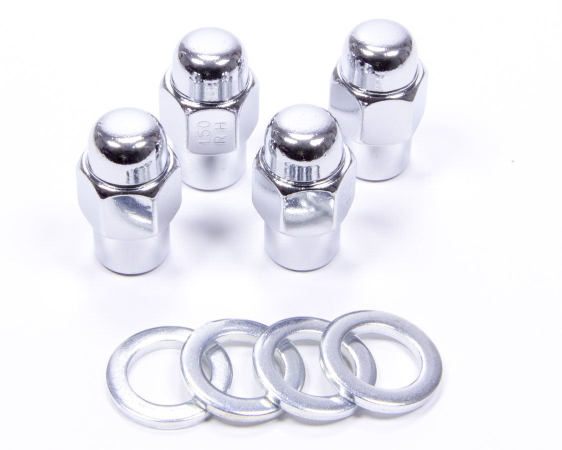 Gorilla Lug Nuts 1/2in Standard Mag Chrome 4pk GOR73187B