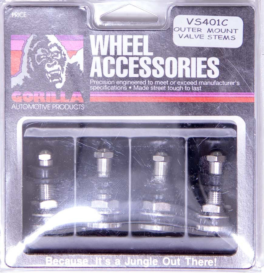 Gorilla Outer Mount Valve Stems 4 pack GORVS401-C