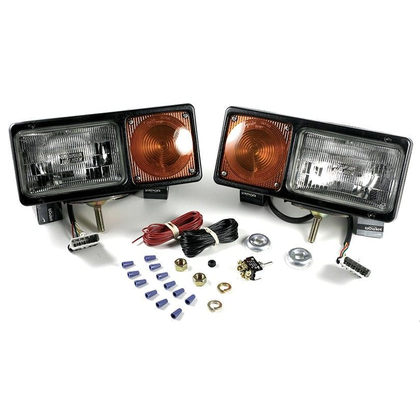 Grote Headlight Set  top view frsport 64291-4