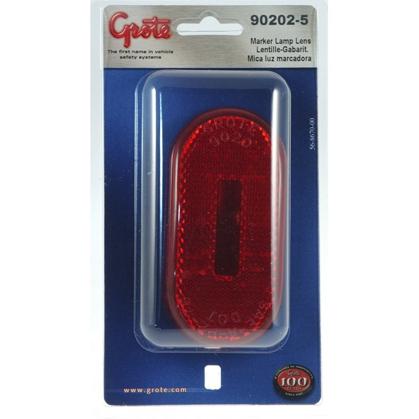 Grote Side Marker Light Lens  top view frsport 90202-5