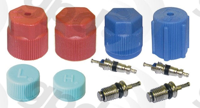 global parts distributors llc a/c system valve core and cap kit  frsport 1311575