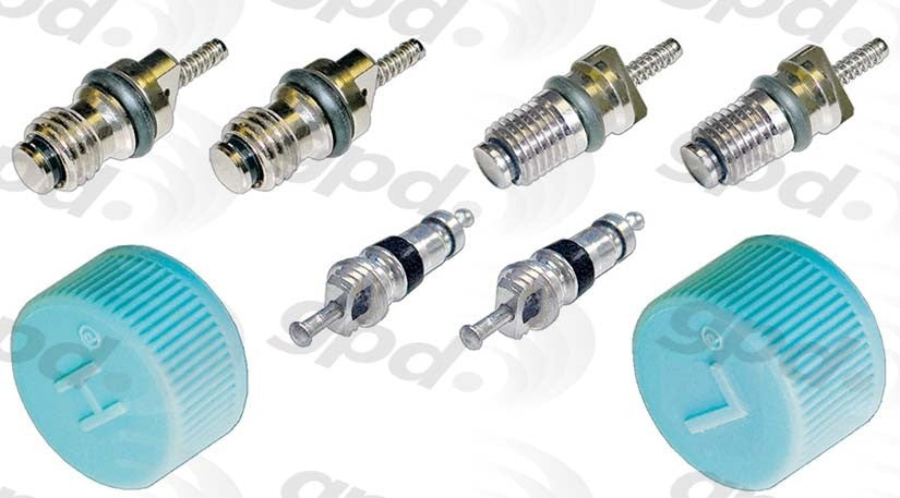 global parts distributors llc a/c system valve core and cap kit  frsport 1311684