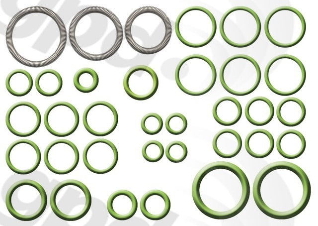 Global Parts Distributors LLC A/C System O-Ring and Gasket Kit  top view frsport 1321252