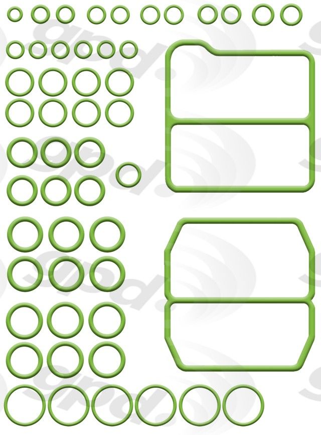 Global Parts Distributors LLC A/C System O-Ring and Gasket Kit  top view frsport 1321298