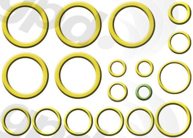 Global Parts Distributors LLC A/C System O-Ring and Gasket Kit  top view frsport 1321318