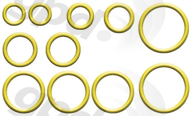 Global Parts Distributors LLC A/C System O-Ring and Gasket Kit  top view frsport 1321333