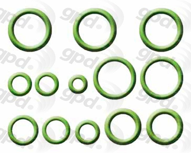 Global Parts Distributors LLC A/C System O-Ring and Gasket Kit  top view frsport 1321338