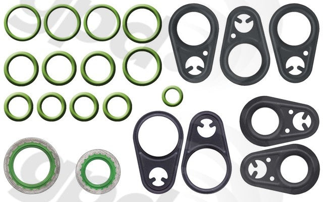 Global Parts Distributors LLC A/C System O-Ring and Gasket Kit  top view frsport 1321339