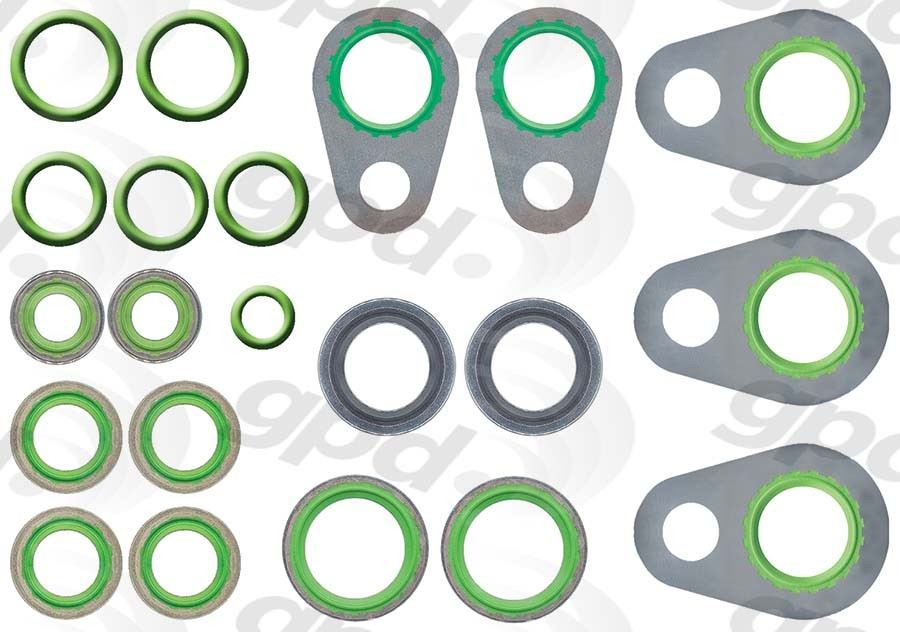 Global Parts Distributors LLC A/C System O-Ring and Gasket Kit  top view frsport 1321361