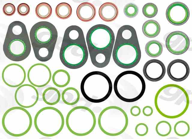 Global Parts Distributors LLC A/C System O-Ring and Gasket Kit  top view frsport 1321379