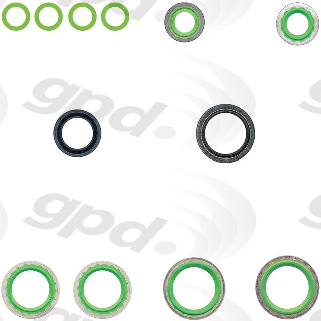 Global Parts Distributors LLC A/C System O-Ring and Gasket Kit  top view frsport 1321394