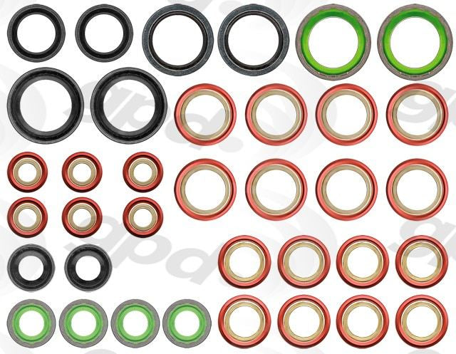 Global Parts Distributors LLC A/C System O-Ring and Gasket Kit  top view frsport 1321400