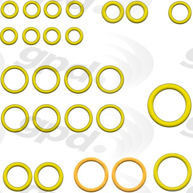 Global Parts Distributors LLC A/C System O-Ring and Gasket Kit  top view frsport 1321404