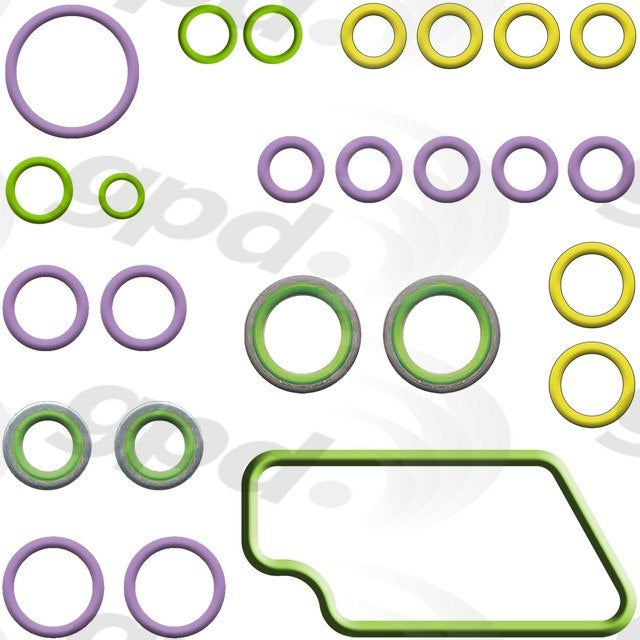 Global Parts Distributors LLC A/C System O-Ring and Gasket Kit  top view frsport 1321405